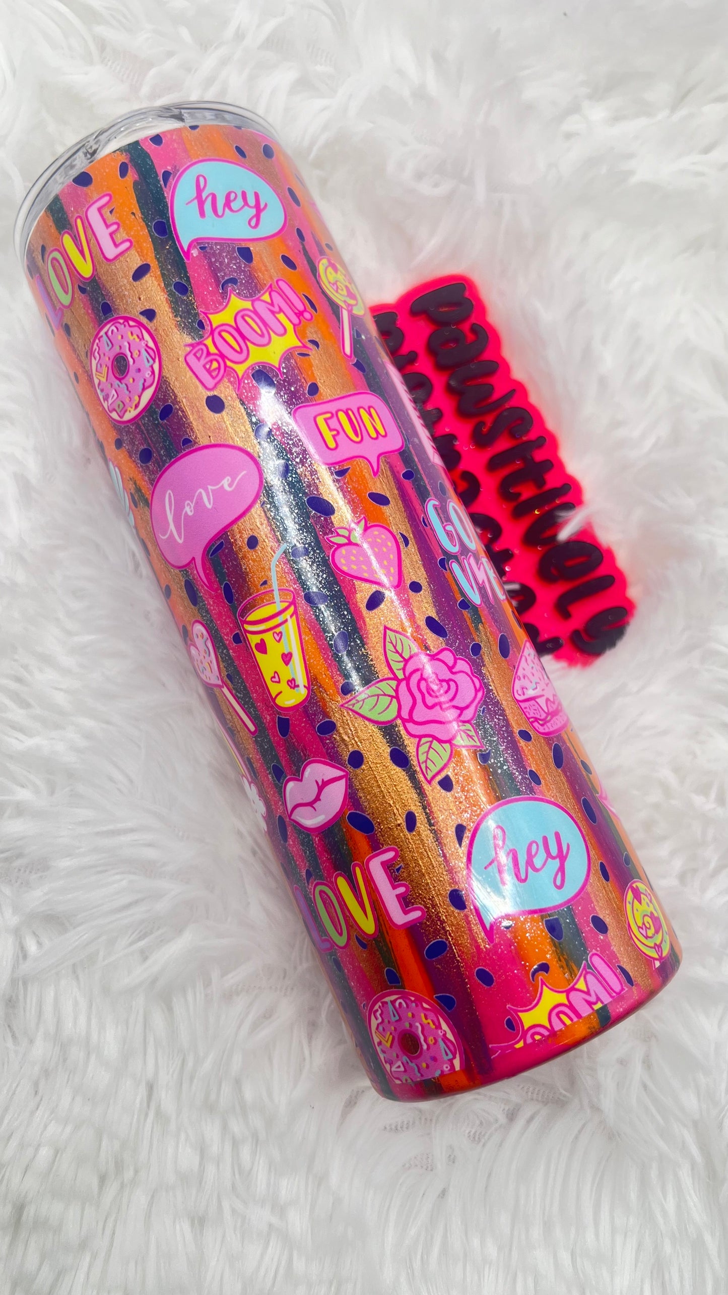 Positive Vibes Stainless Steel 20oz Tumbler
