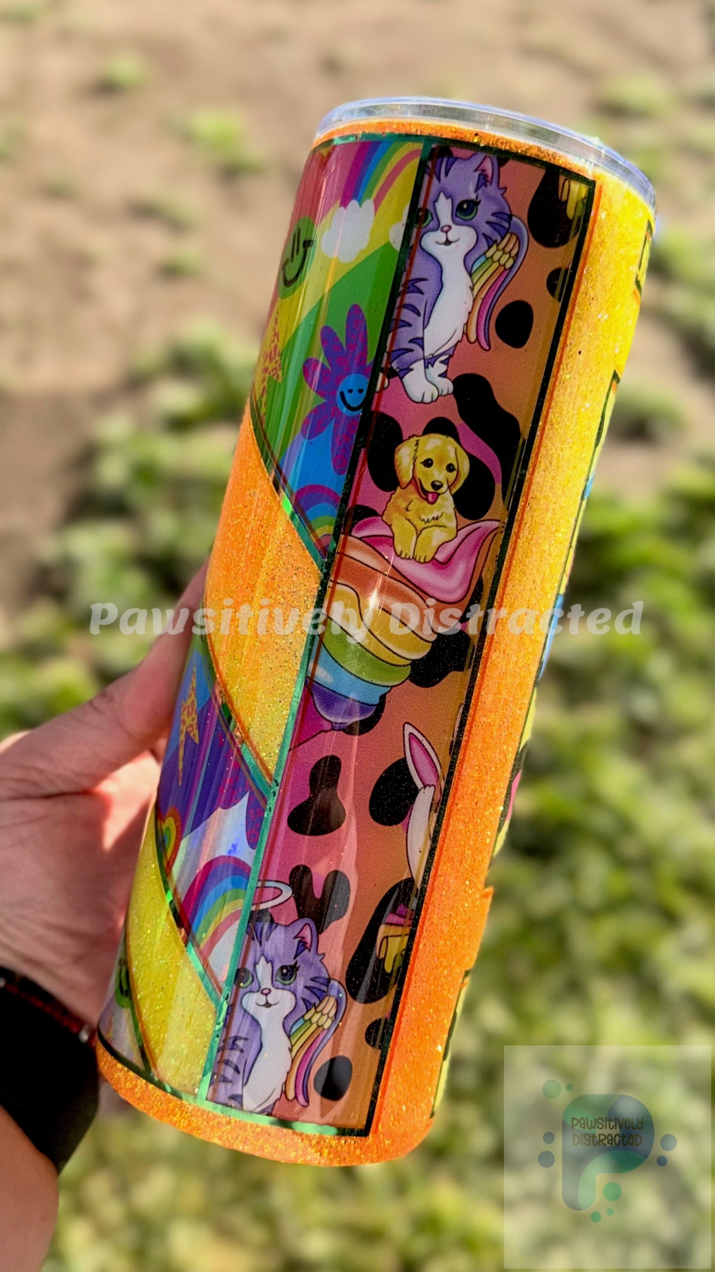 Neon Glitter LF Vibes 20oz