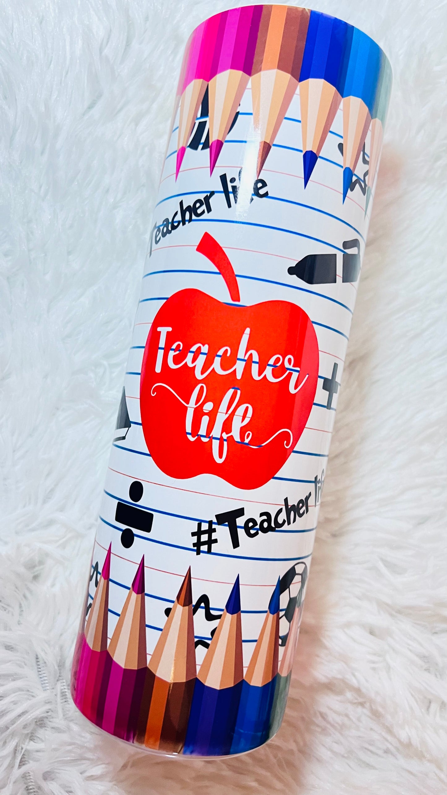 Teacher Life Sublimation 30oz Tumbler