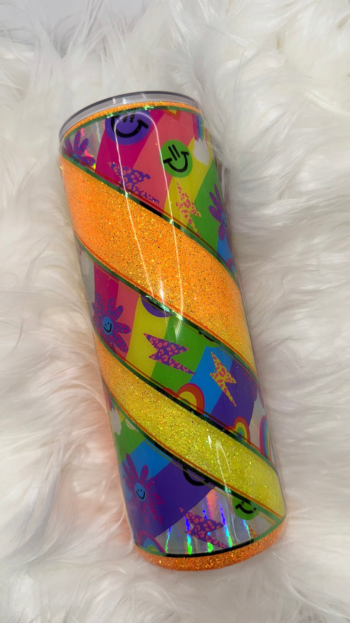 Neon Glitter LF Vibes 20oz
