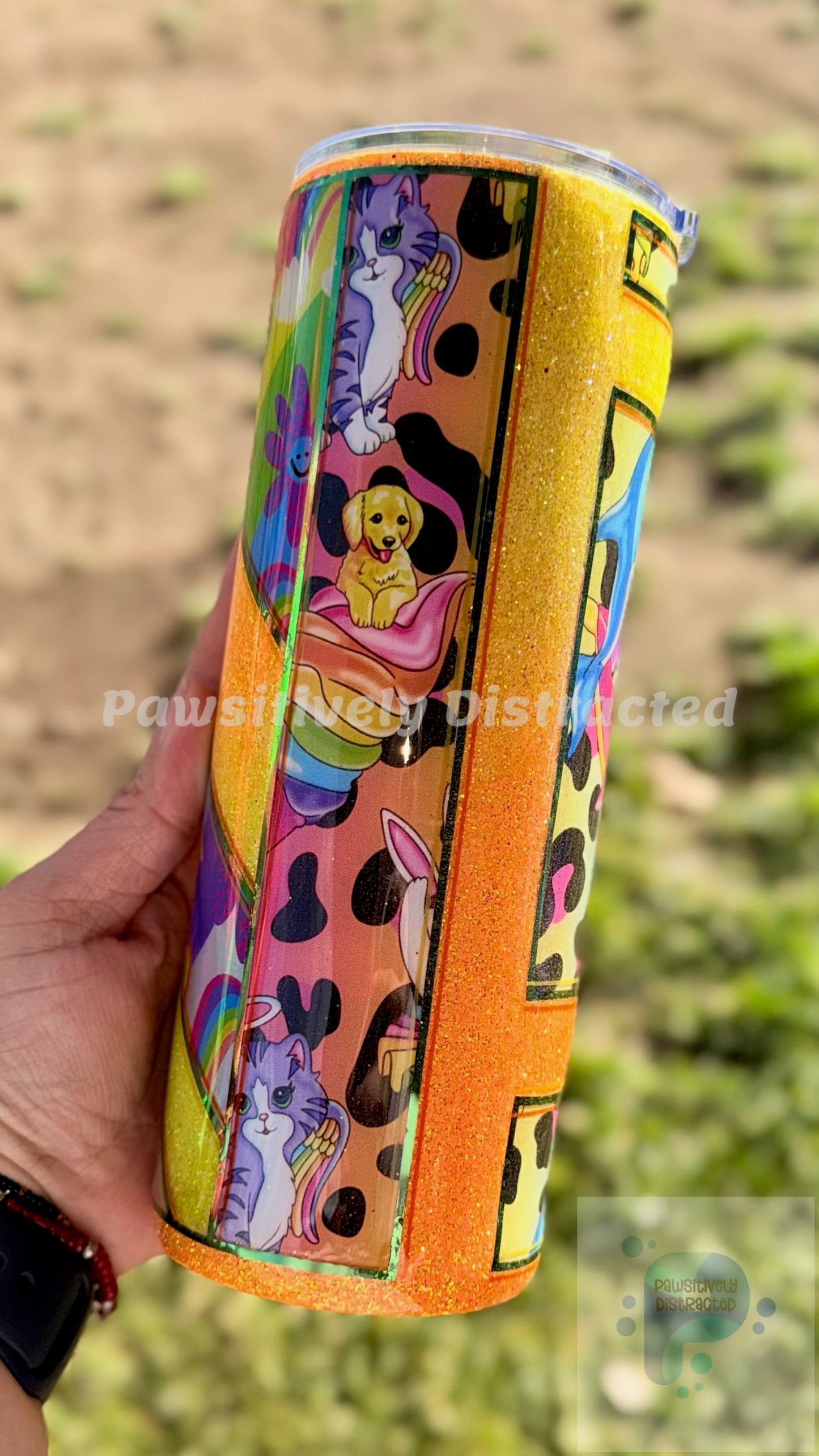 Neon Glitter LF Vibes 20oz