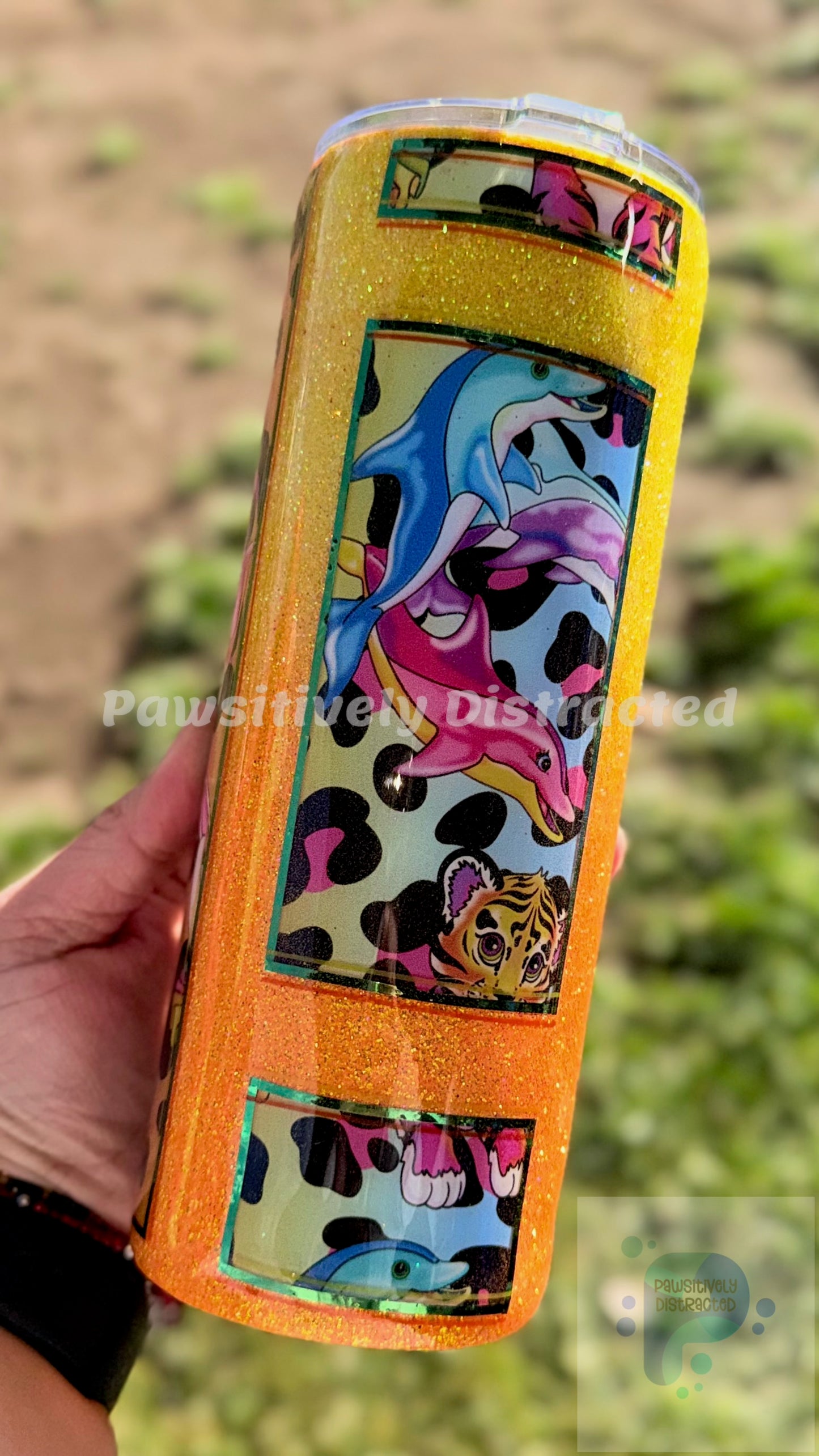 Neon Glitter LF Vibes 20oz