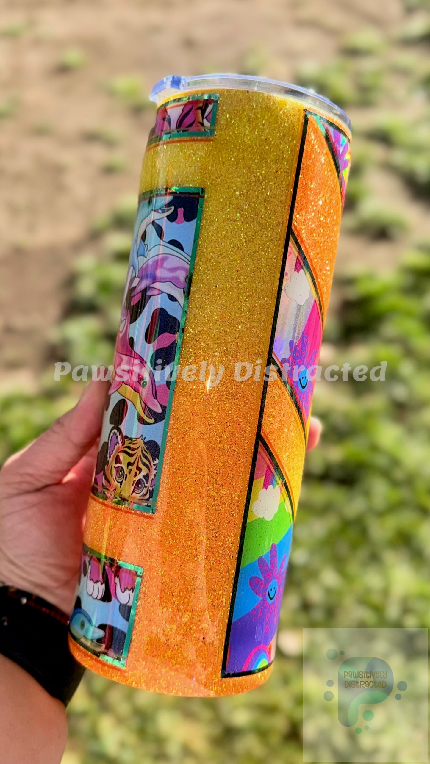 Neon Glitter LF Vibes 20oz