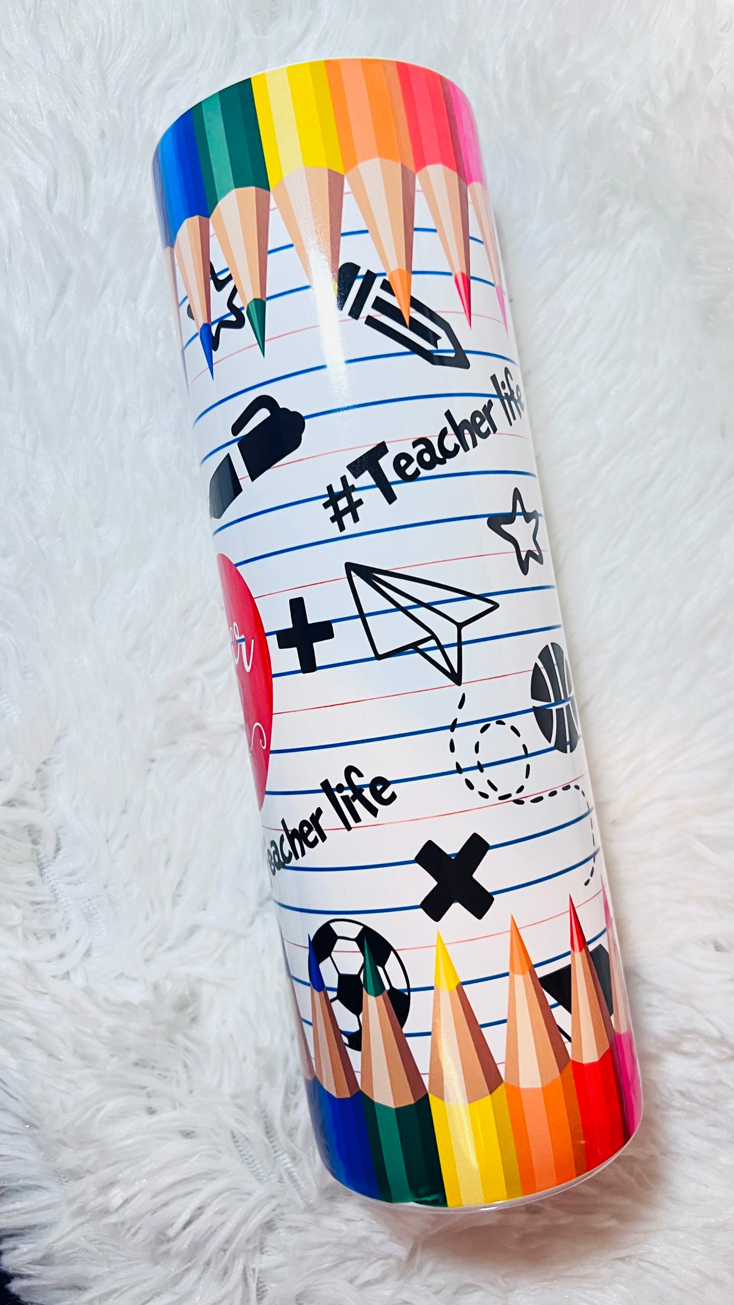 Teacher Life Sublimation 30oz Tumbler