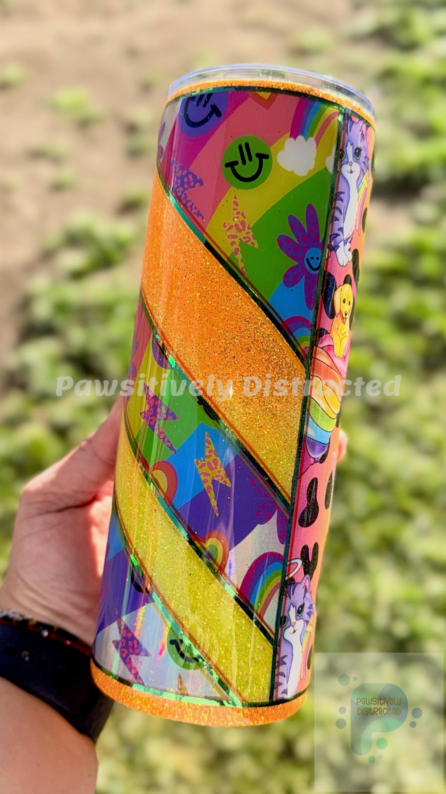 Neon Glitter LF Vibes 20oz