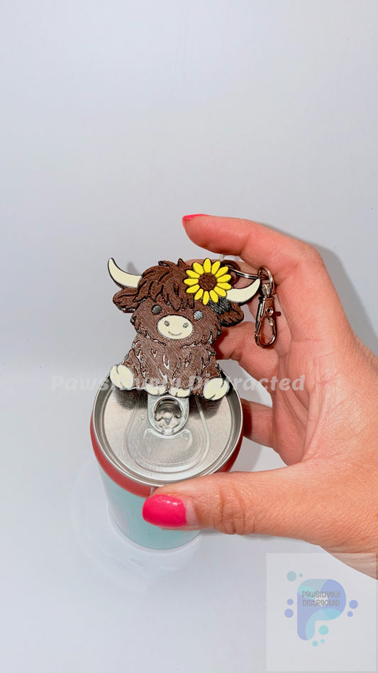 Cute Cow w/Sunflower