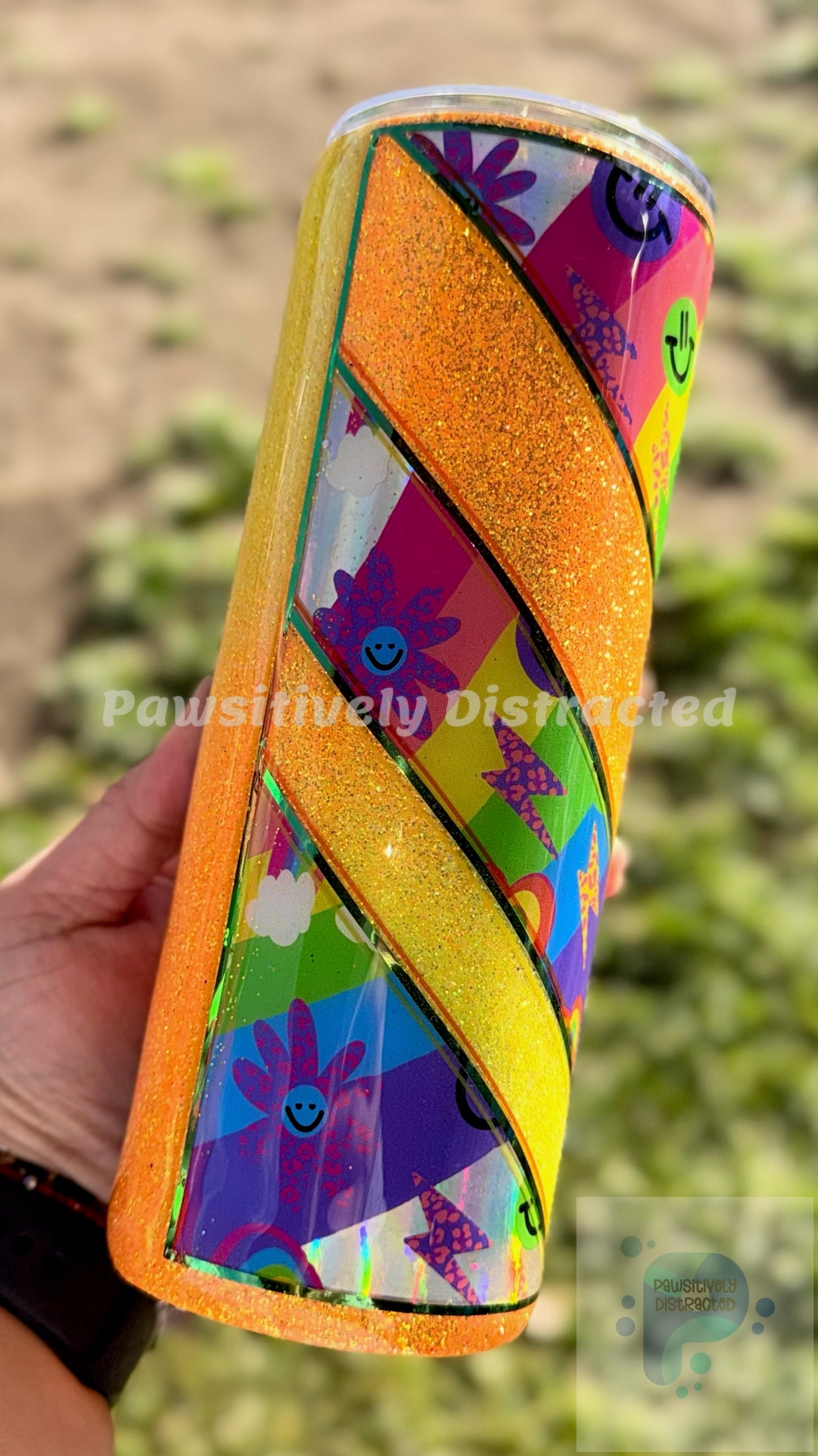 Neon Glitter LF Vibes 20oz