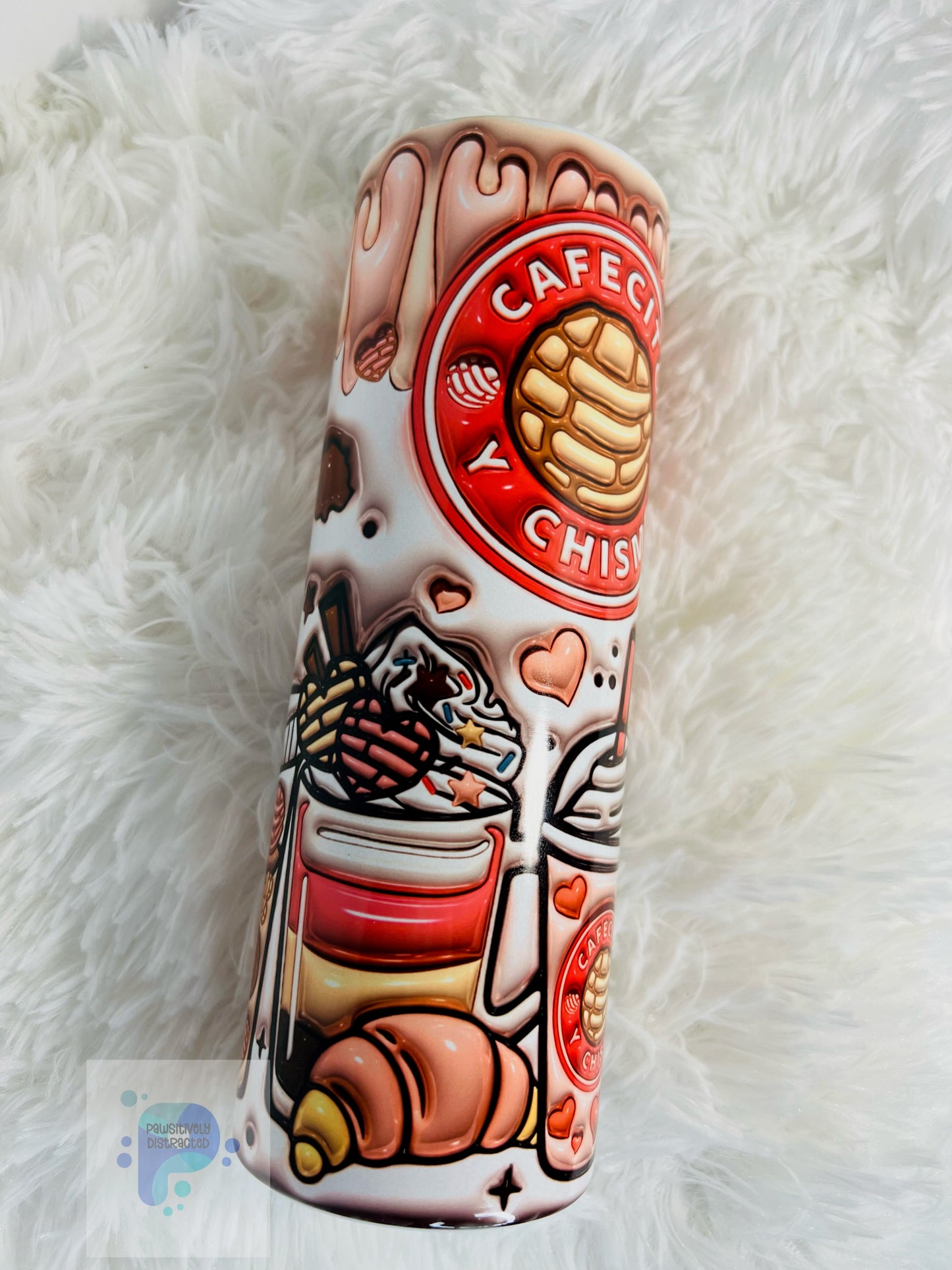 Cafecito Con Chisme 20oz Sublimation Tumbler