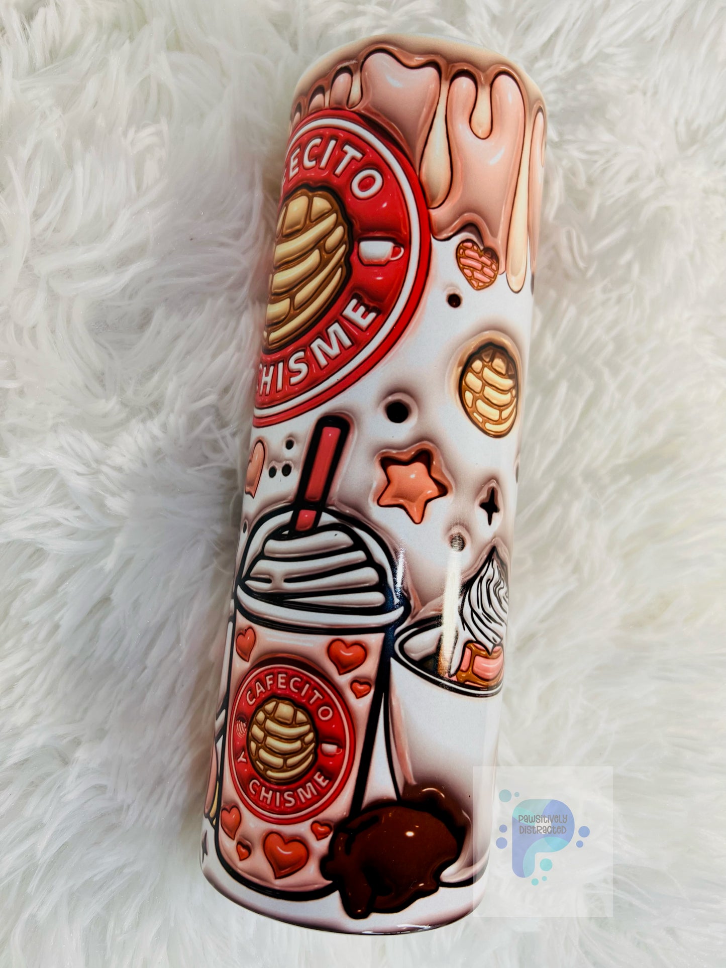 Cafecito Con Chisme 20oz Sublimation Tumbler